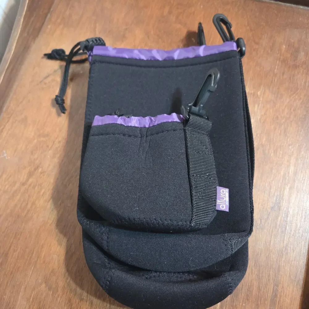Altura Neoprene Padded Camera Lens Case-set of three - S, L, XL, velvet lined